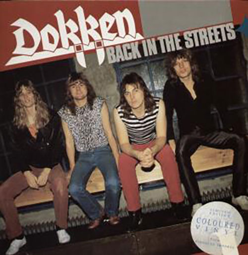 Dokken Album: Back on the Streets (on picture, Greg Leon is the second from the left)